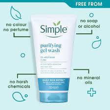 ژل شست‌وشوی صورت سیمپل مدل Purifying Gel Wash 150ml