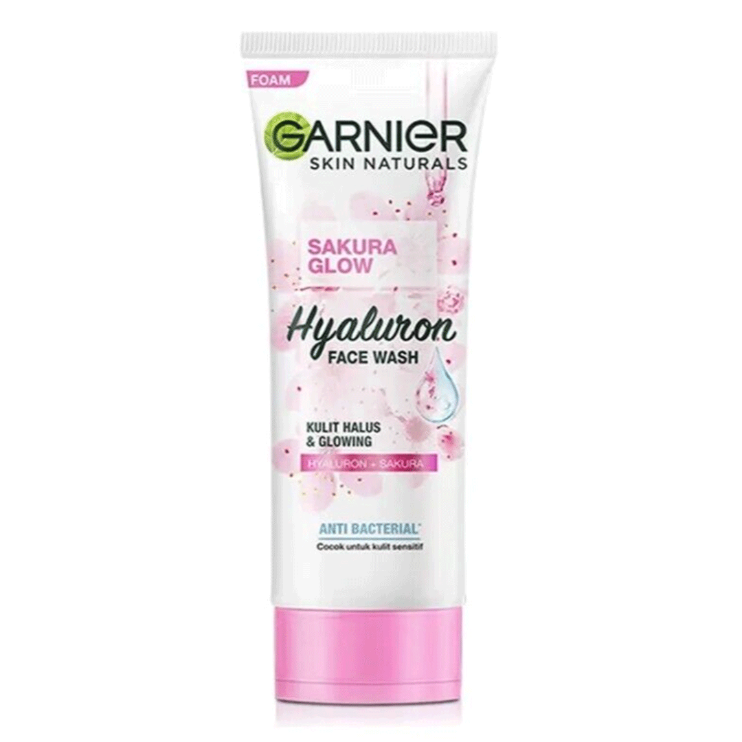 ژل شست و شو صورت گارنیر مدلsakura glow 100ml