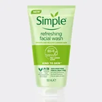 ژل شست و شو صورت سیمپل مدل refreshing 150ml